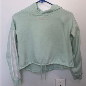 Sinched, Justice neon green sweatshirt